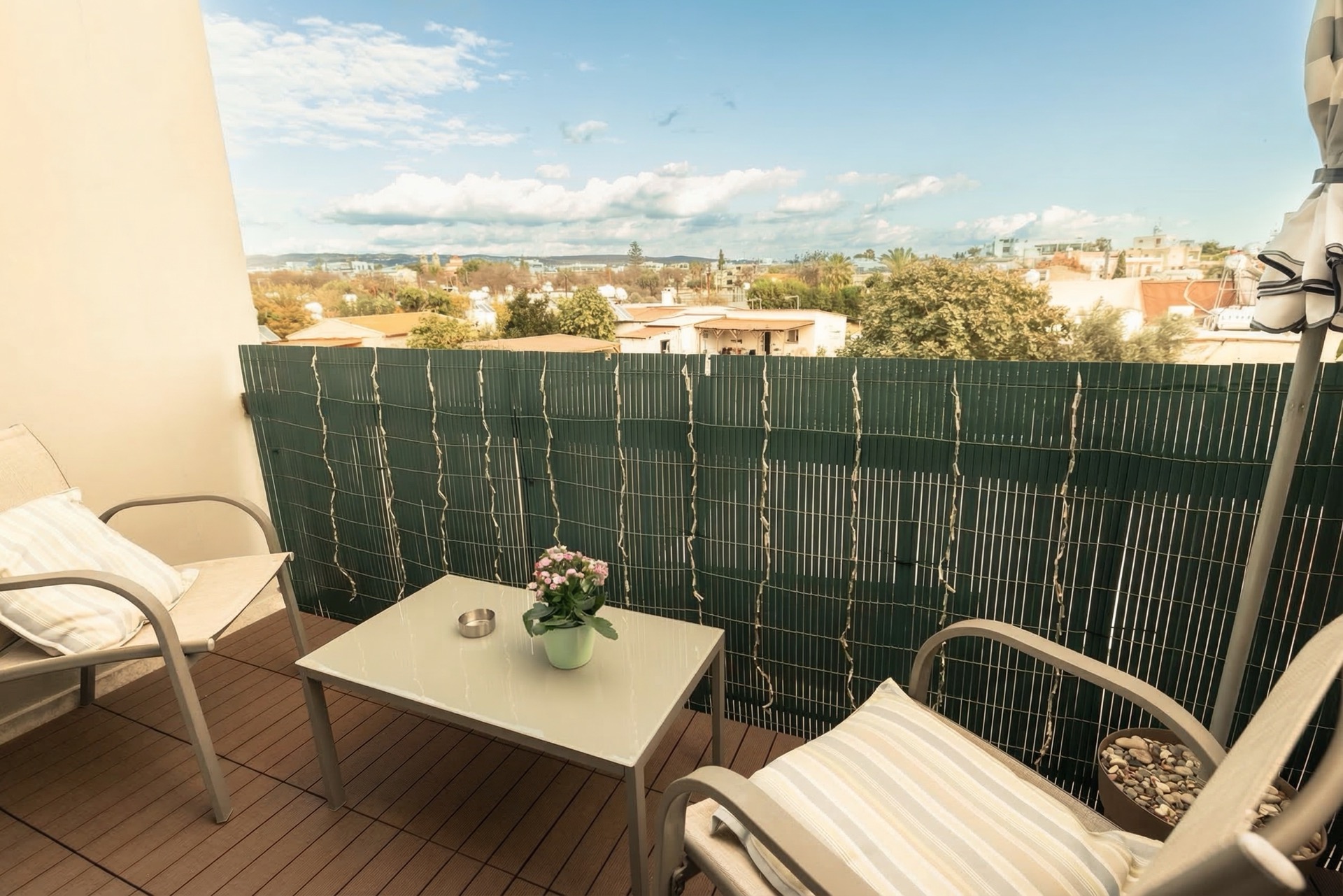 Balcony view over Kato Paphos rooftops
